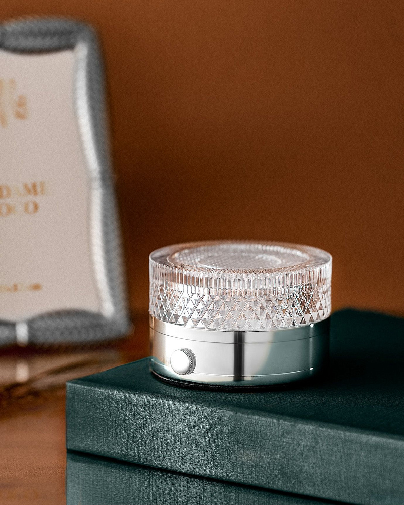 Светильник Claire 8x8x5 см- серебряный