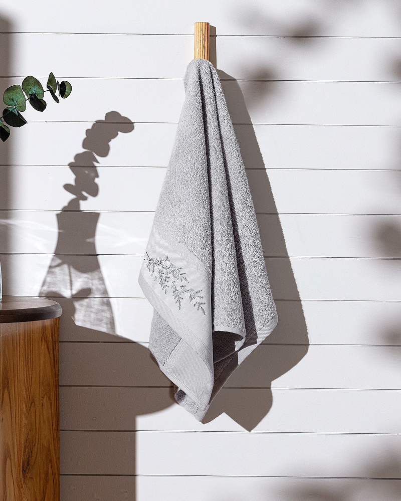 Полотенце для лица Pansy 50x76 см. - серое