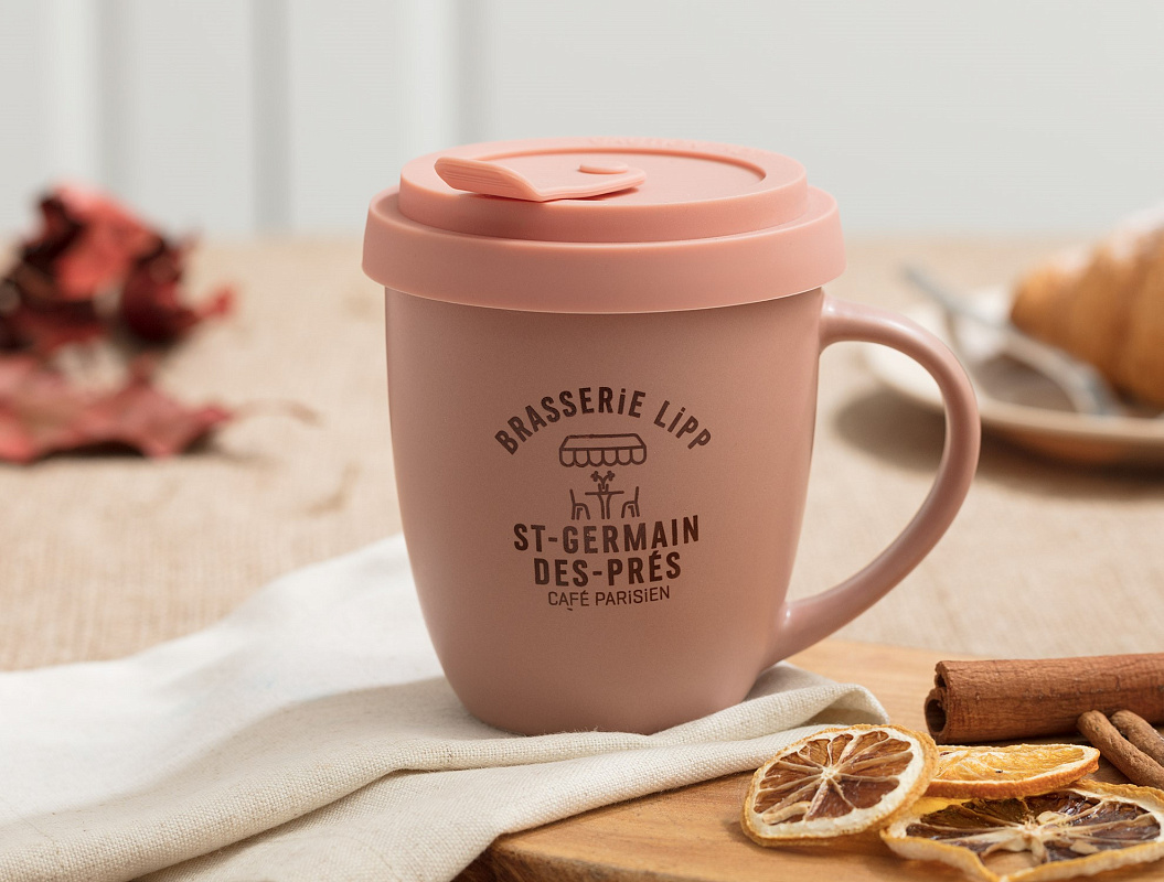 Кружка Bellanita 350 мл. - темно-пудровая