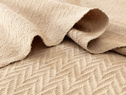 Покрывало двуспальное Stephane 220x240 см. - бежевое