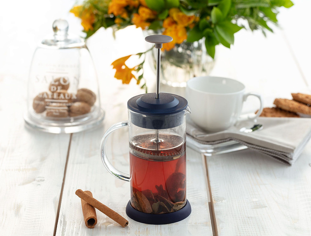 Френч-пресс Paule 350 мл - темно-синий