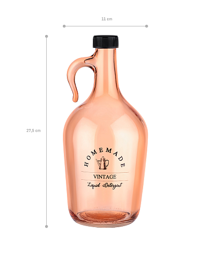 Бутылка для напитков Maud 1500 мл. - янтарная