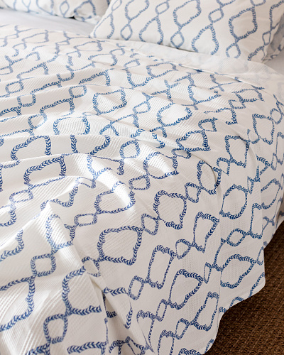 Комплект постельного белья полутораспальный Belda с вафельным покрывалом 160x240 см, хлопок