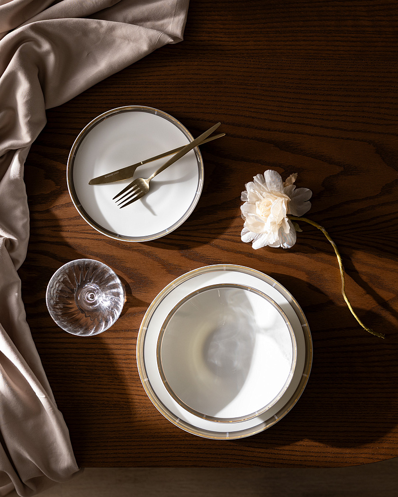 Столовый сервиз Bellamy из 18 предметов, - фарфор