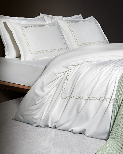 Комплект постельного белья семейный Lis с 2 пододеяльниками и 4 наволочками 240х260 см, хлопок