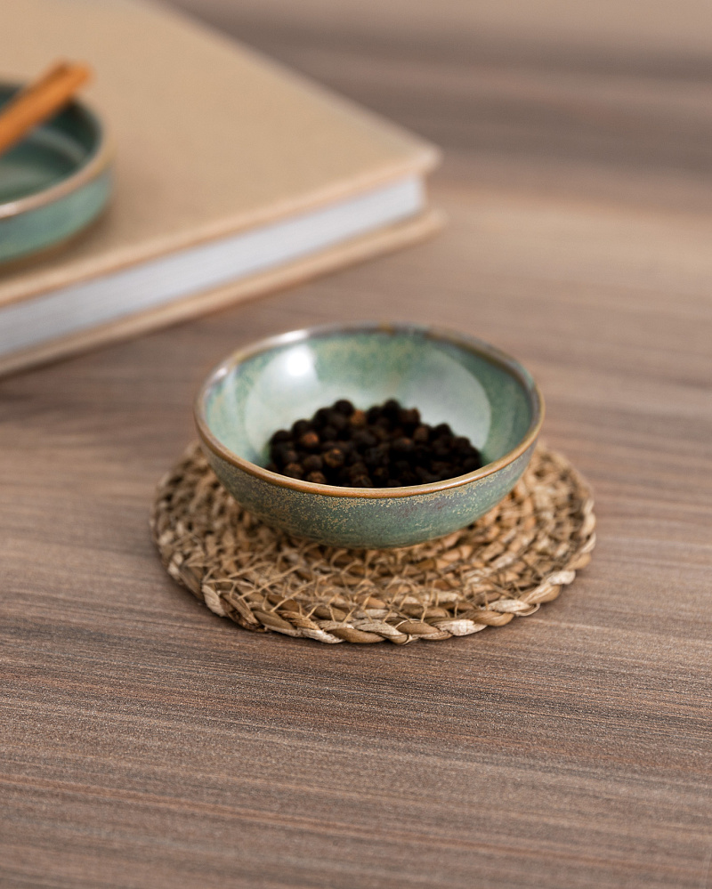 Мини блюдечко Facile 7,5 см. - темно-зеленое