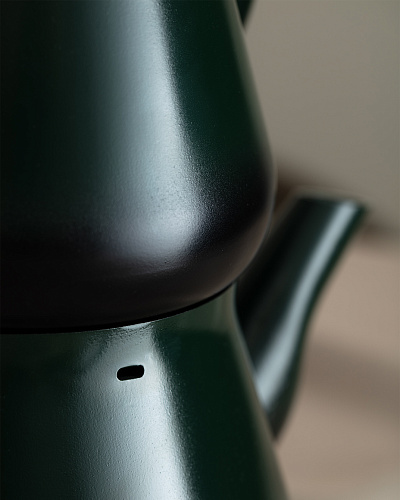 Турецкий двойной чайник Clarus 1000-2000 мл, - алюминий