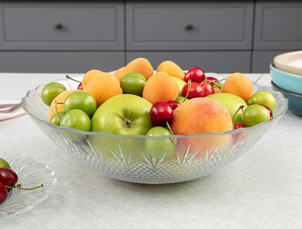 Салатница Margery 30x8 см. - прозрачная