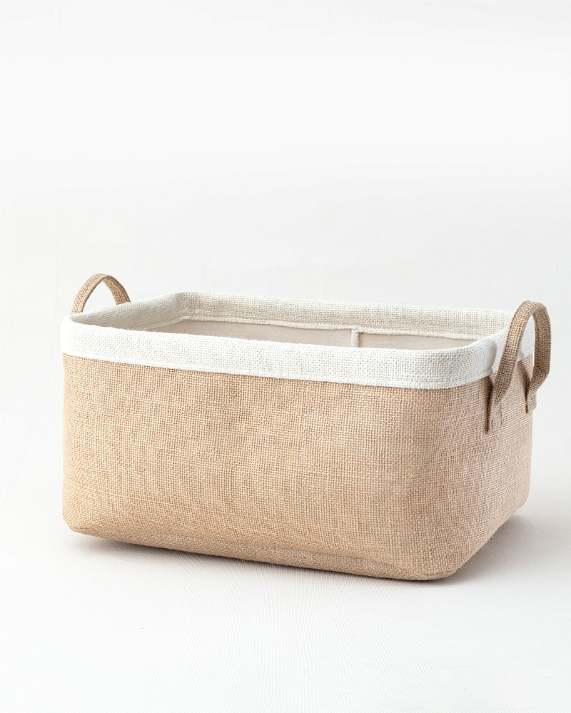 Корзина Eva 40x30x20 см. - бежевая