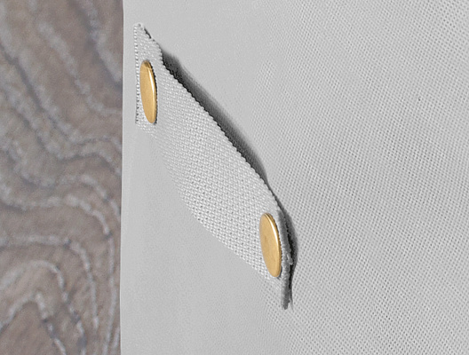 Сумка для хранения с цветочным принтом 30x22x18 см, - серая