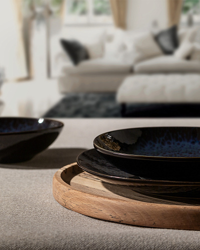 Столовый сервиз Charlotte из 24 шт. - темно-синий