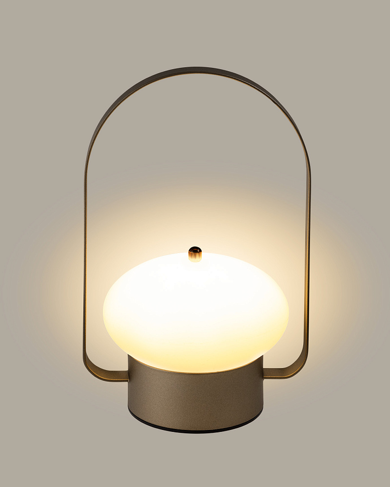 Светильник Gaia 12x12x20 см. - золотистый