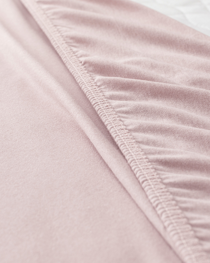 Простыня на резинке двуспальная Valeria 160x200 см, - хлопок