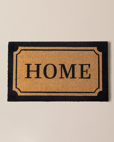 Придверный коврик Montparnasse 45x75 см. - горчичный / черный