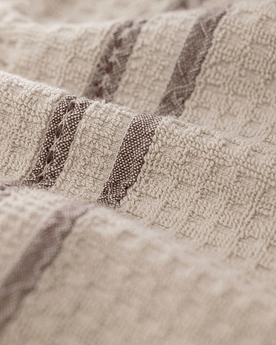 Набор полотенец для рук Alissa из 2 шт., 30x46 см. - бежевый