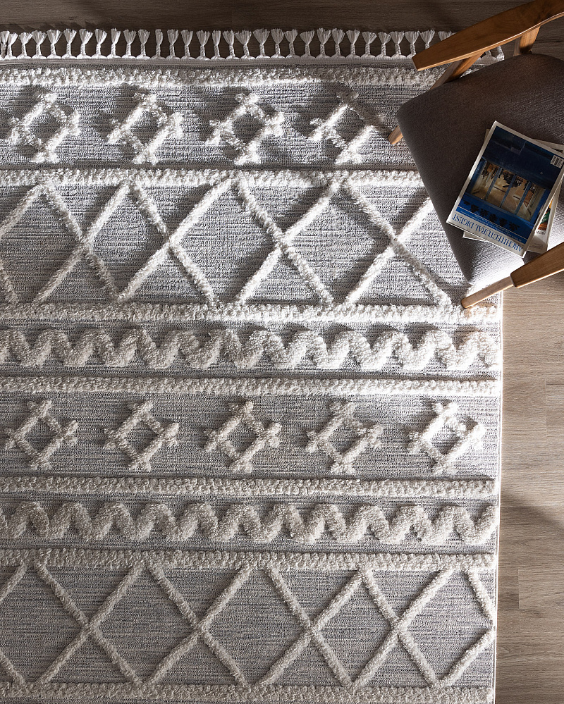 Ковер Massena 160x230 см. - светло-серый