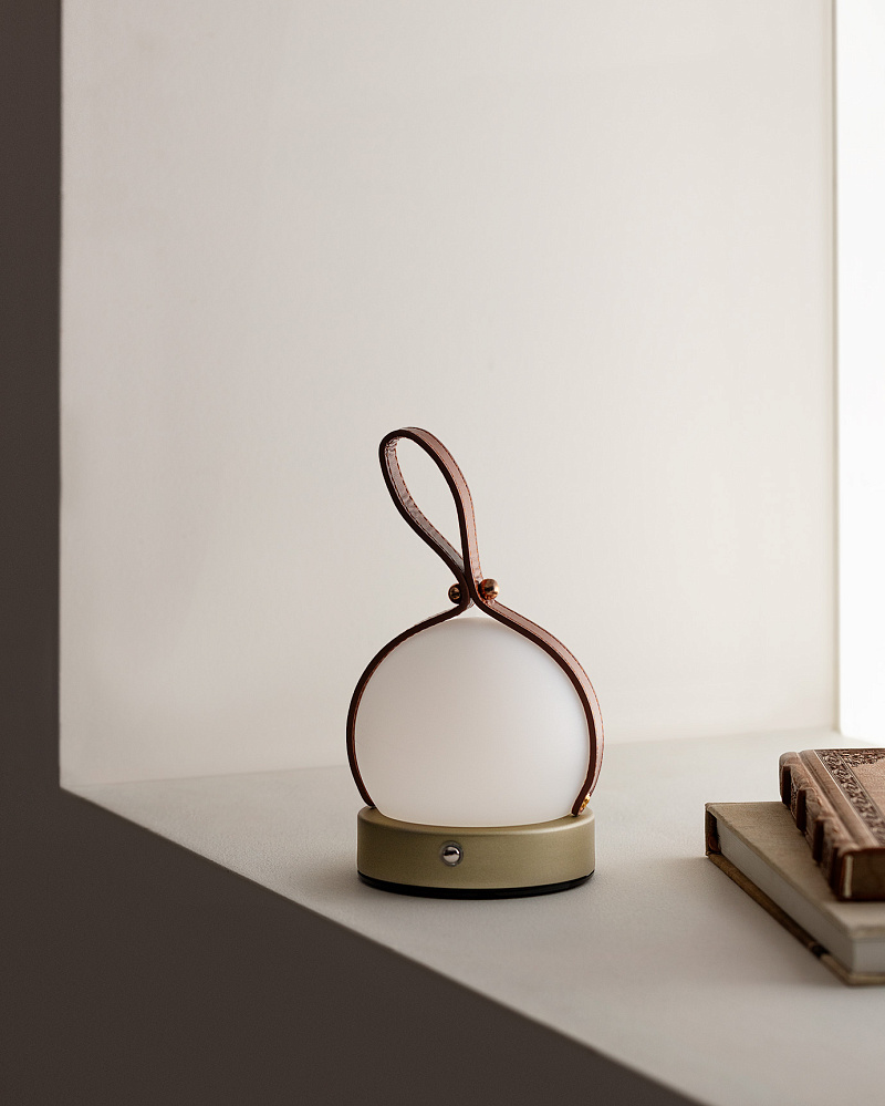 Светильник Maia 10 см. - золотистый / коричневый