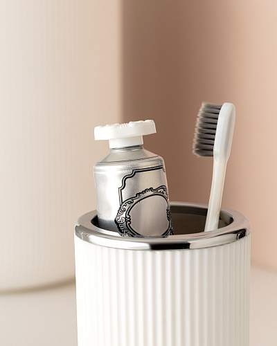 Набор для ванной комнаты Martre Chrome Lautre из 3 шт. - экрю