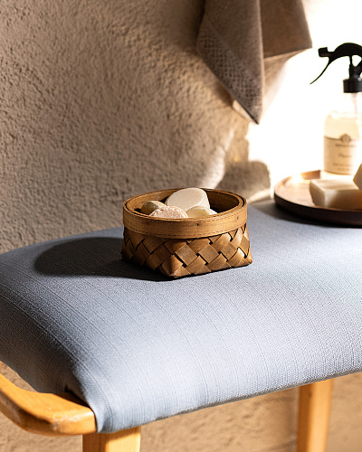 Плетеная корзинка Zoey 14x7 см. - коричневая