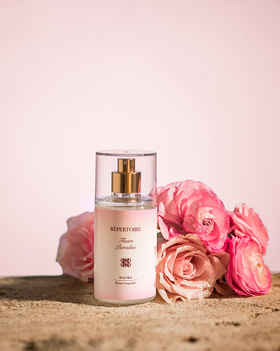 Спрей для тела. 100ML. Аромат:Белые цветы, Белый мускус, Пудра