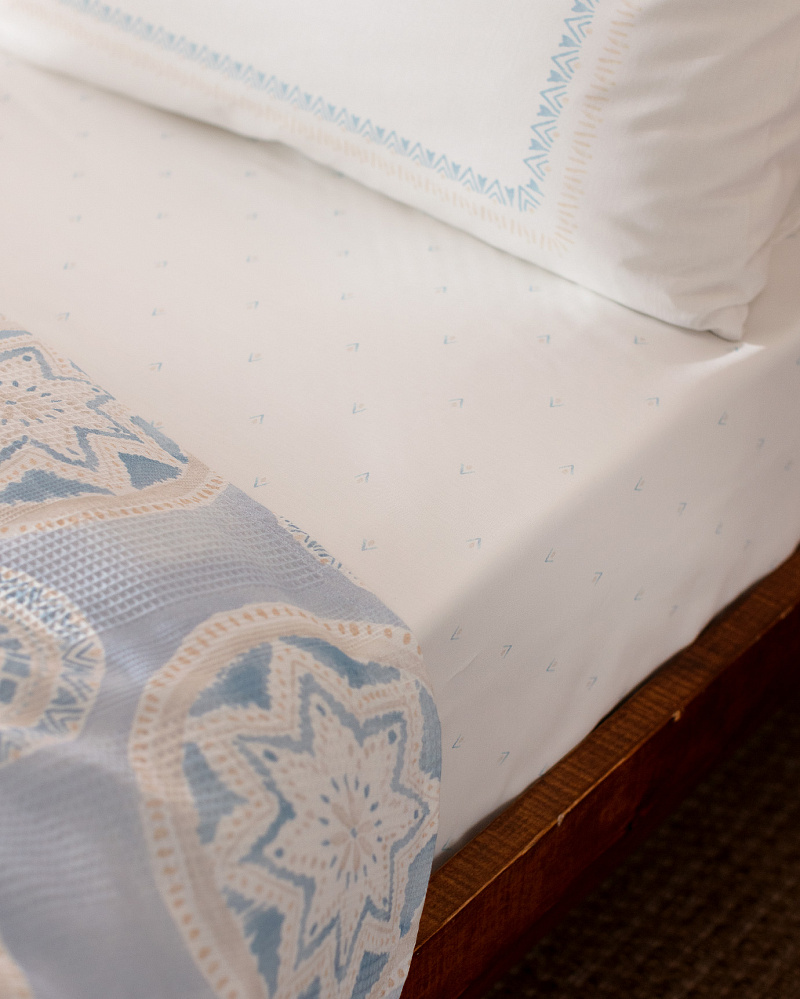 Комплект постельного белья двуспальный Orva с покрывалом 240x260 см - хлопок