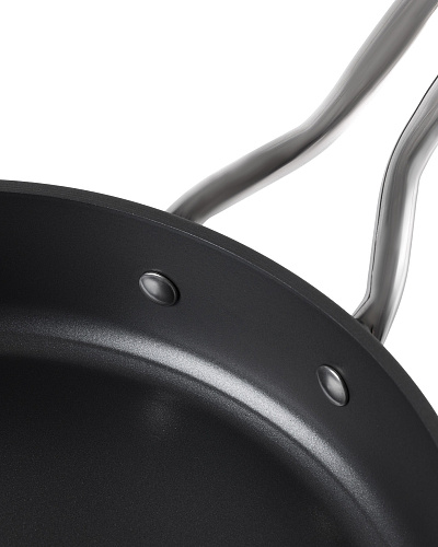 Набор посуды Titanium Professional из 7 шт., 18-22-26 см. - темно-серый