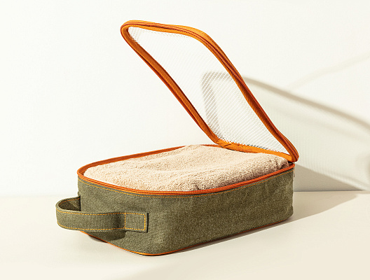 Набор сумок для хранения Clarita из 2 шт. - хаки