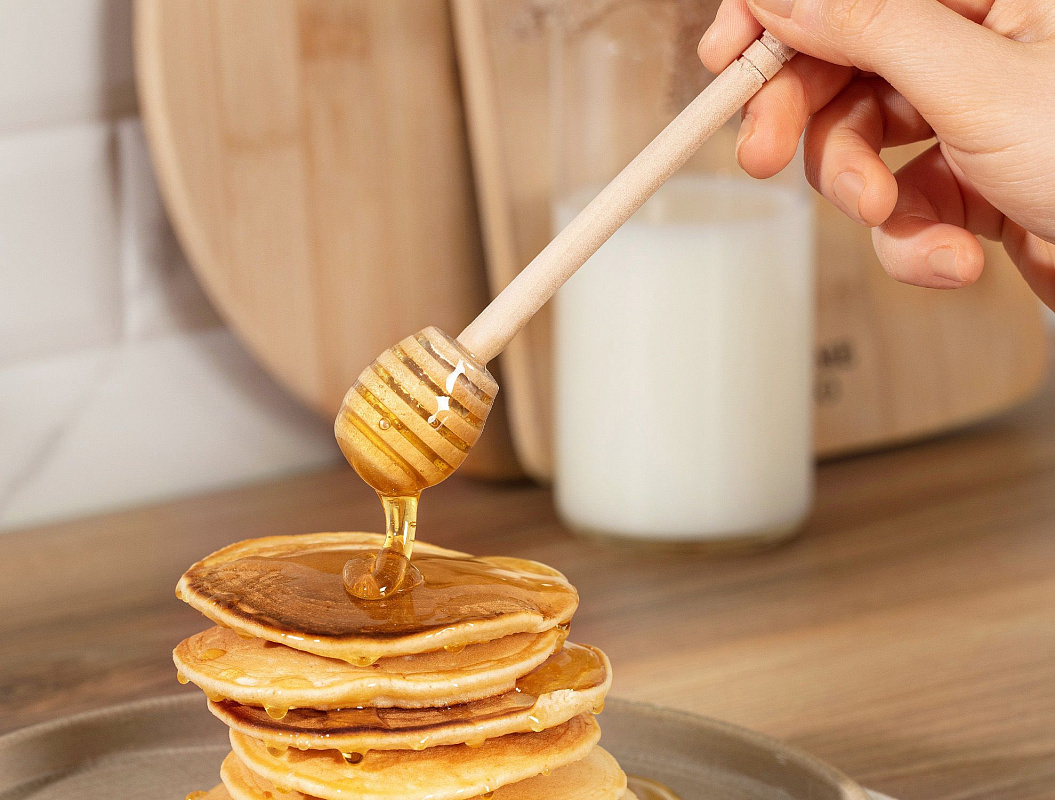 Керамическая банка для меда Bel 8x10см - бежевый