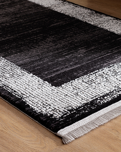 Ковер Ardenne 80x300 см. - черный