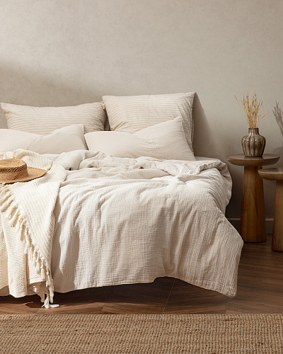Комплект постельного белья двуспальный Marla Muslin 160x200 см, хлопок