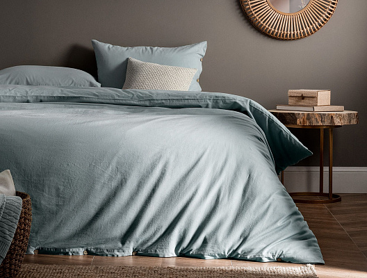 Комплект постельного белья полутораспальный Mer 160x240 см, - хлопок, лен