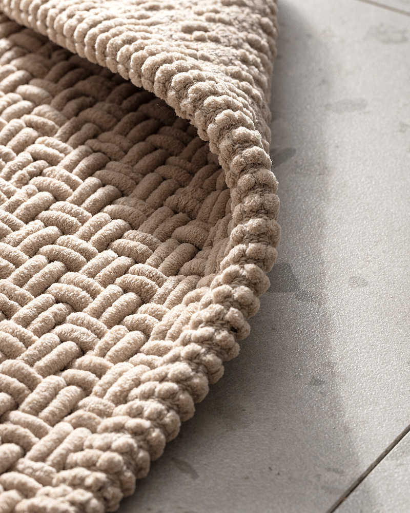 Коврик для ванной Najac 50x80 см, - полиэстер, хлопок, другие волокна