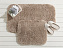 Изображение товара Набор ковриков для ванной Sheep из 2 шт., 60x100 - 50x60 см. - сливовый