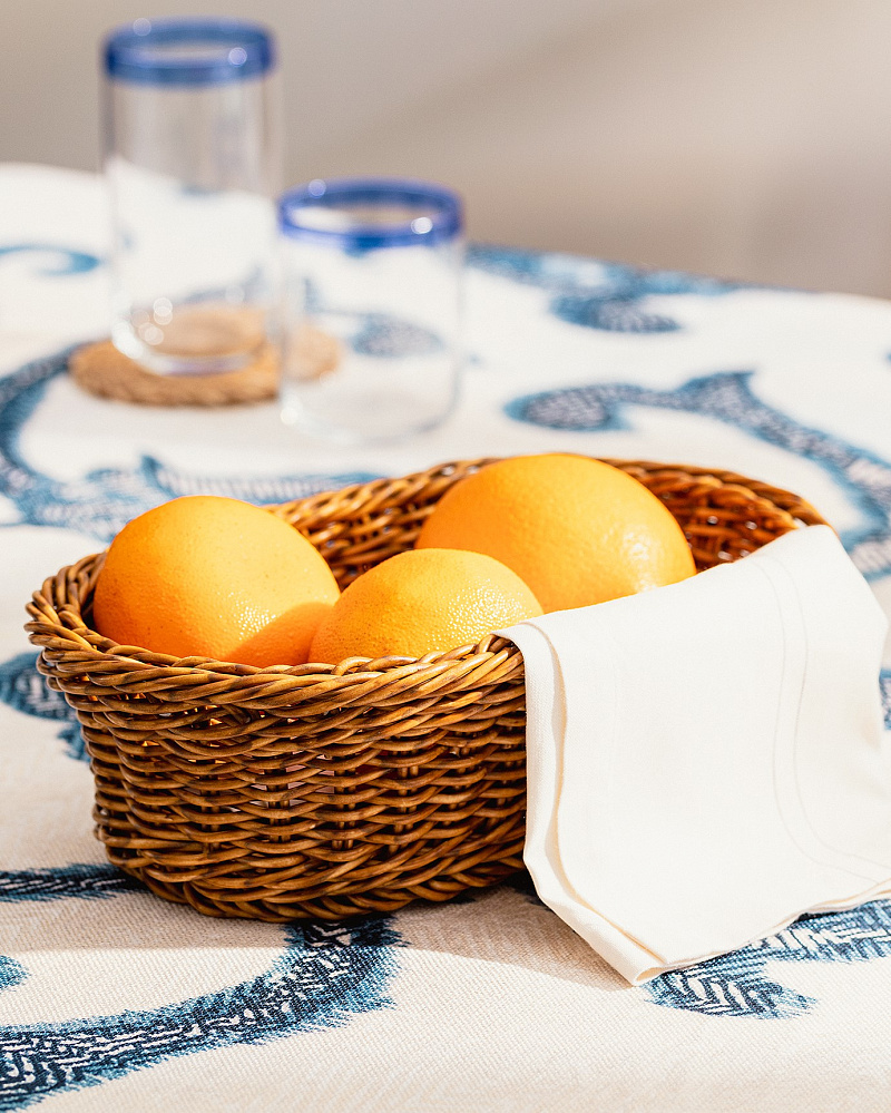 Плетеная корзина Gemma 26,5x17x8 см. - светло-коричневая