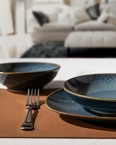 Столовый сервиз Charlotte из 24 шт. - индиго