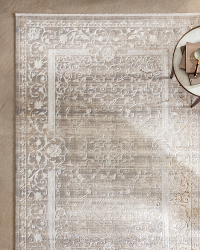 Ковер Orvelle 80x300 см. - серый / бежевый