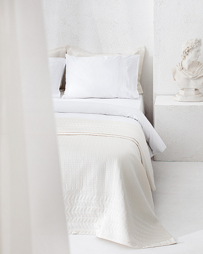 Комплект постельного белья евро Rodez Yacht Collection с 4 наволочками и покрывалом 260x280 см