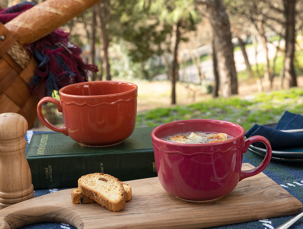 Кружка Tulipe, 480 мл - красная