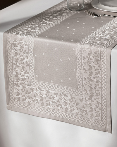 Дорожка на стол Capri 45x160 см. - светло-серая