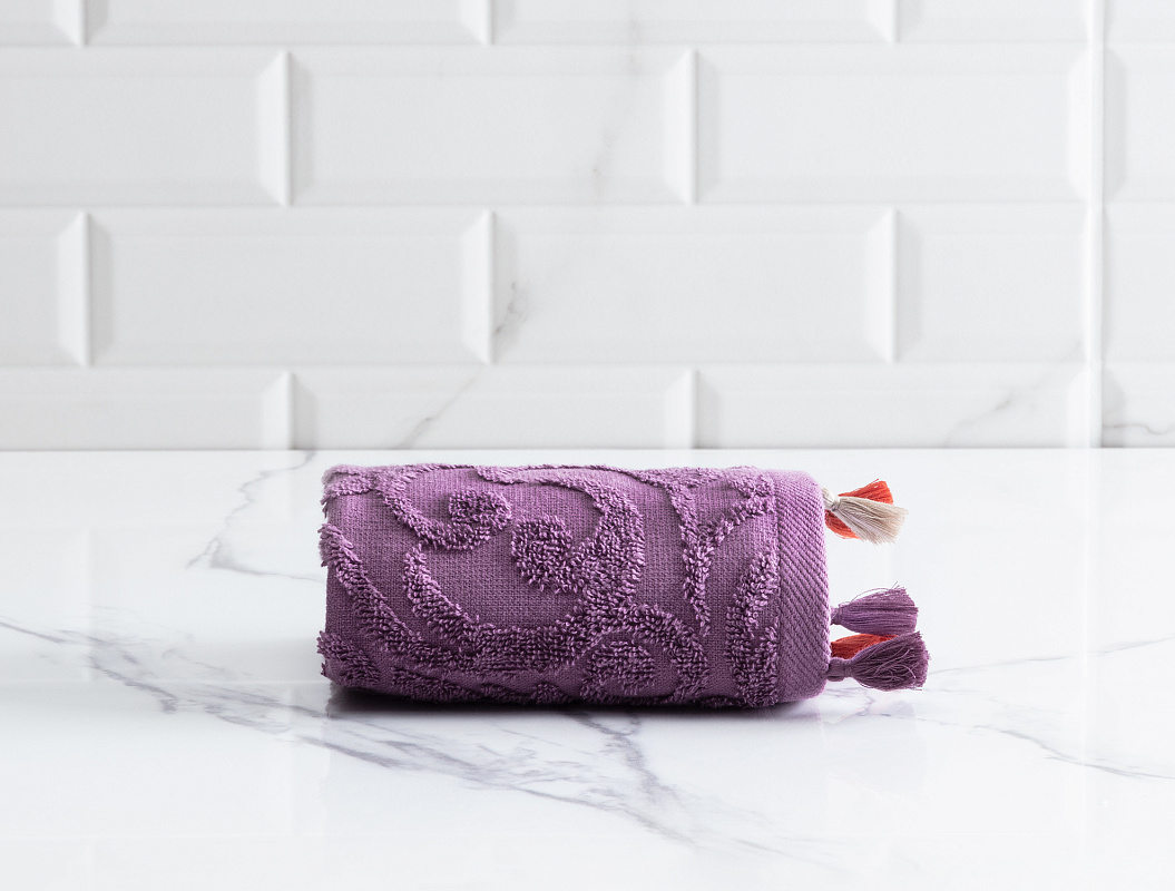Полотенце для рук Giverny 30x40см - сливовое