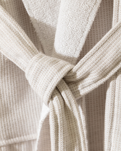 Халат унисекс с капюшоном Rayana и ремешком L-XL, хлопок