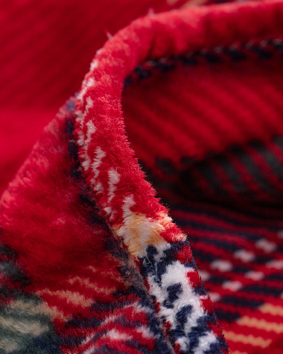 Плед Delit Welsoft с принтом 150x220 см. - красный