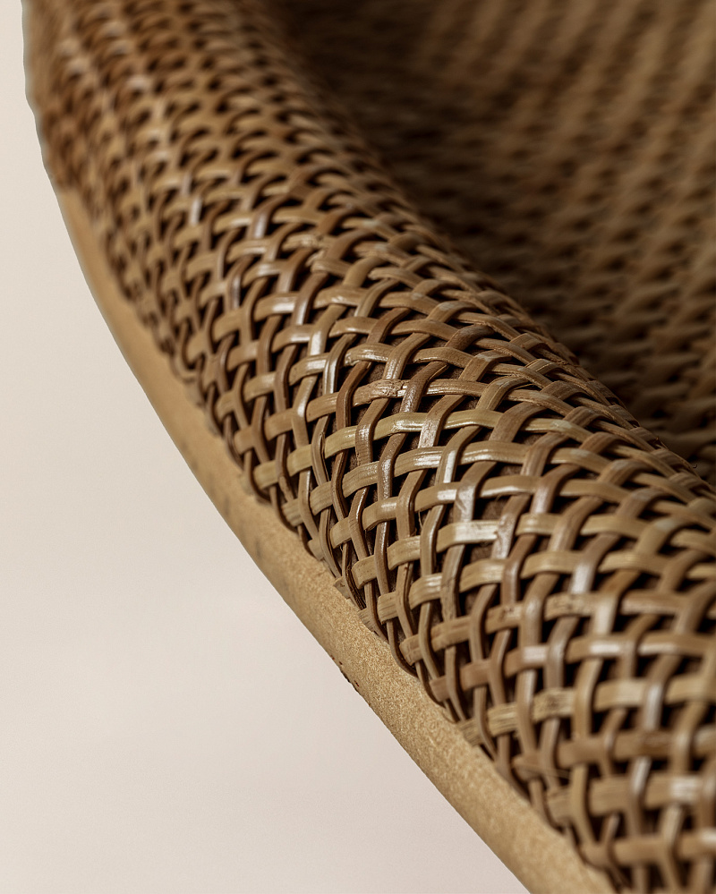 Журнальный столик Perla 107x7,5x64 см, ротанг