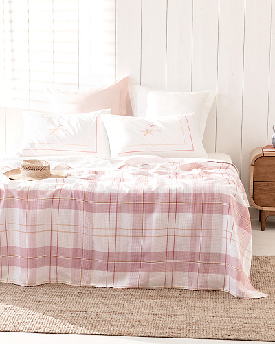 Комплект постельного белья двуспальный Musette с покрывалом 240x260 см, хлопок