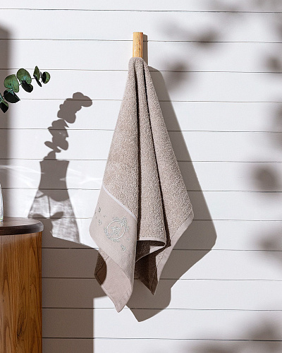 Полотенце для лица Gauthier 50х76 см - бежевое