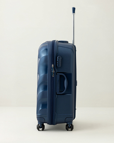 Чемодан Huitre размера XL. - темно-синий