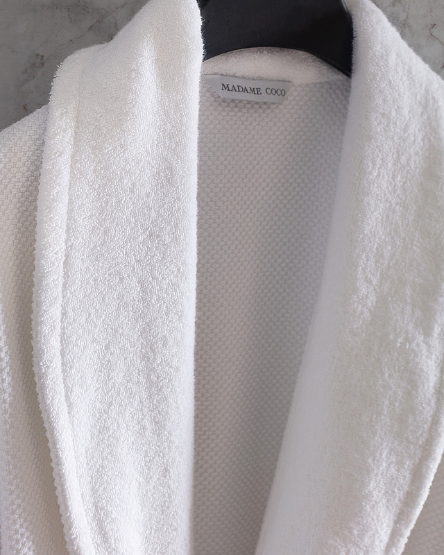 Халат унисекс Riz Hotel Collection L-XL р. - белый.