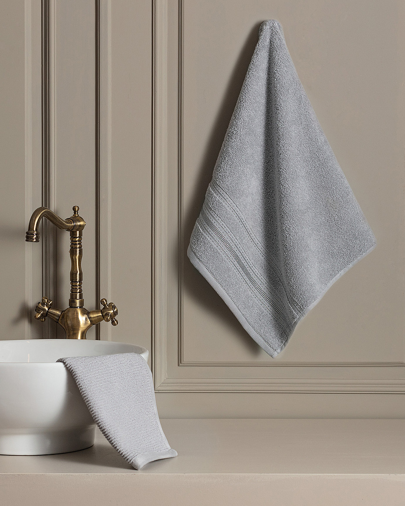 Полотенце для лица Joetta Luxury Collection 50x80 см. - светло-серое