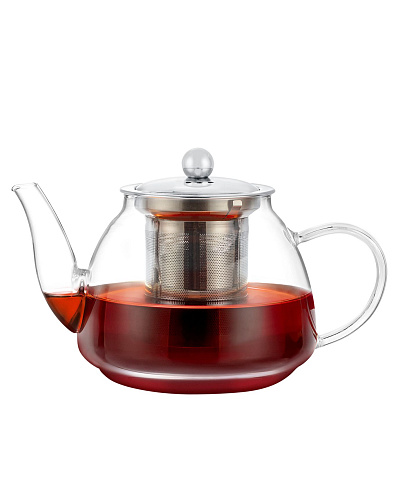 Чайник из боросиликатного стекла Helmond с сетчатым ситом, 950мл