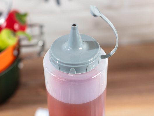 Бутылка для соуса Vernon 1000 мл. - светло-серая